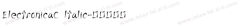 ElectronicaC ltalic字体转换